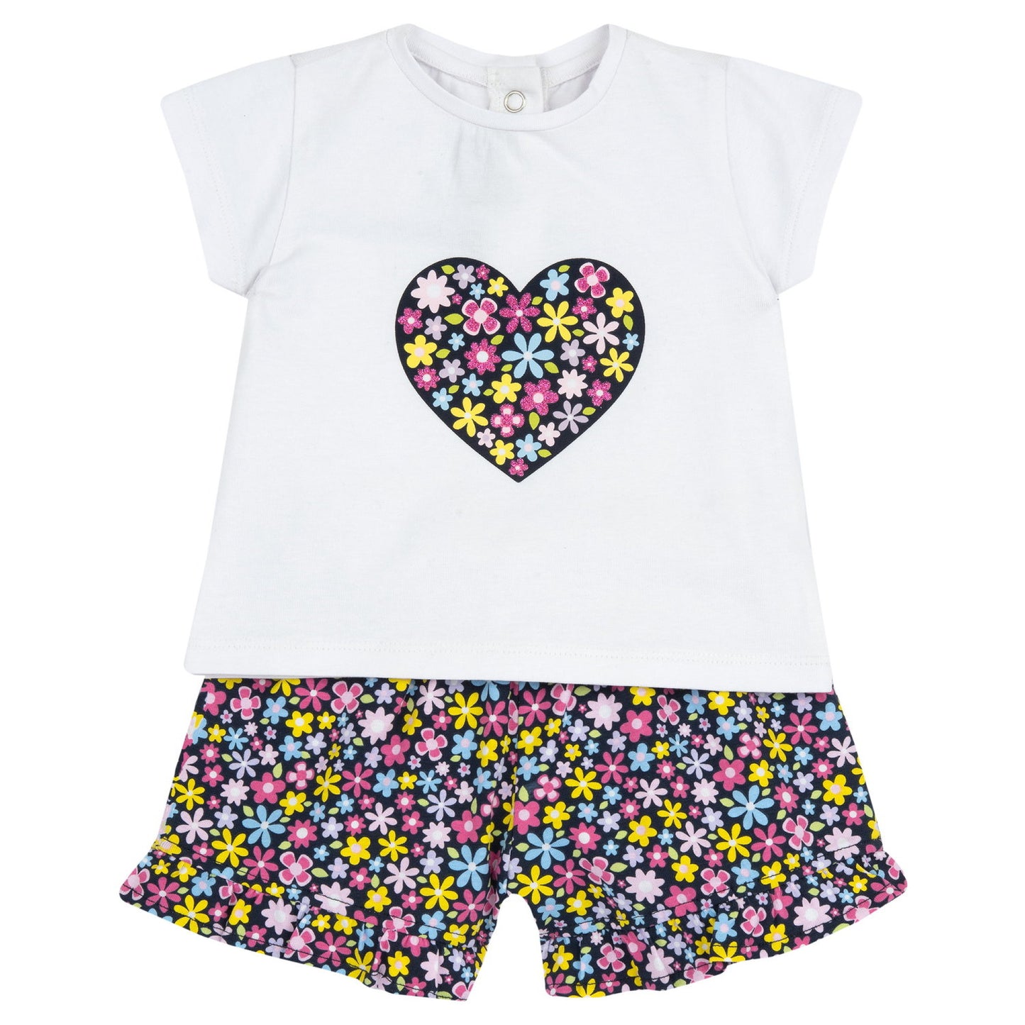 Conjunto Chicco Corazon Flores