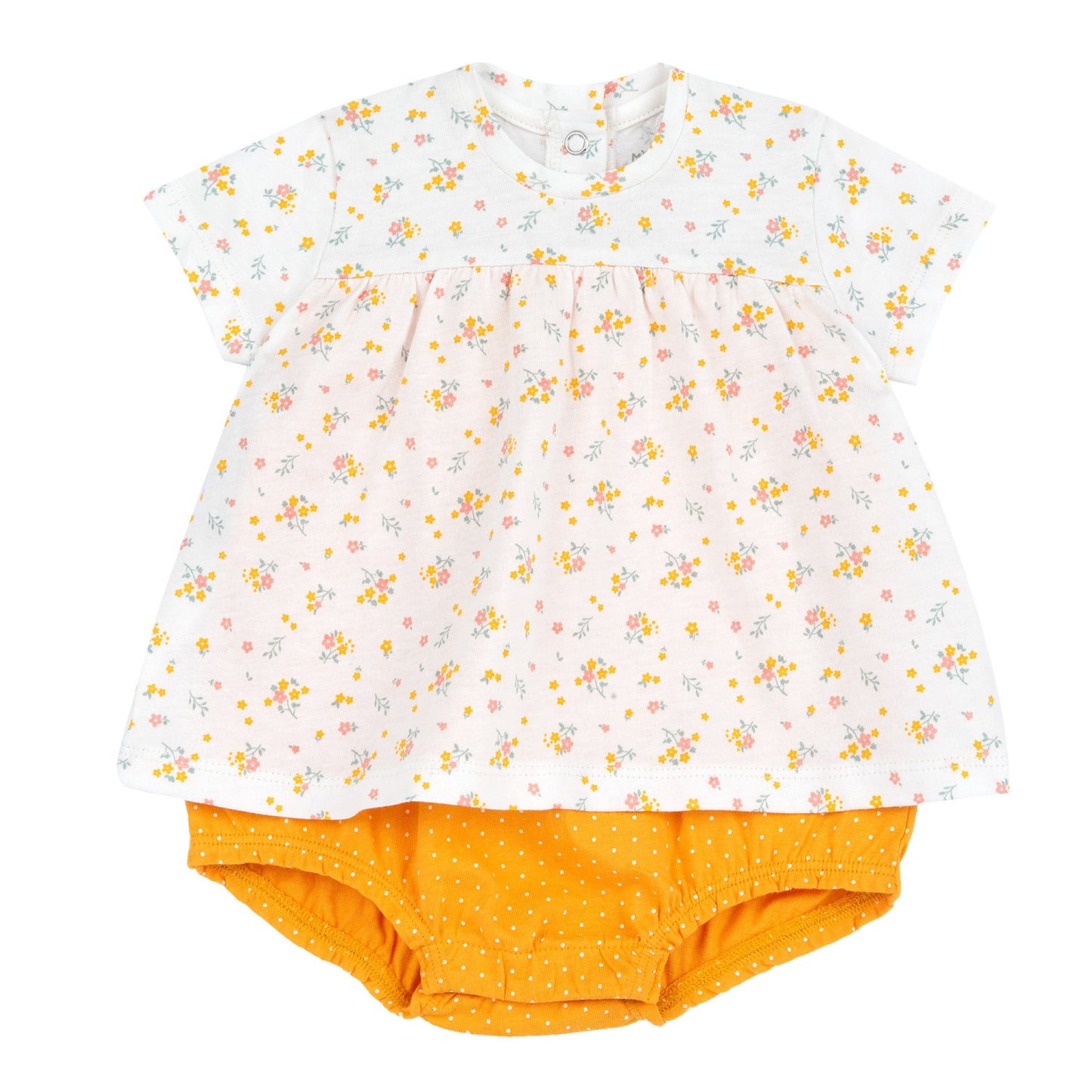 Pelele Chicco Flores Amarillo