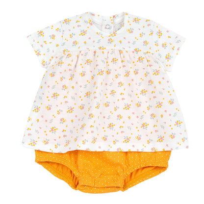 Pelele Chicco Flores Amarillo