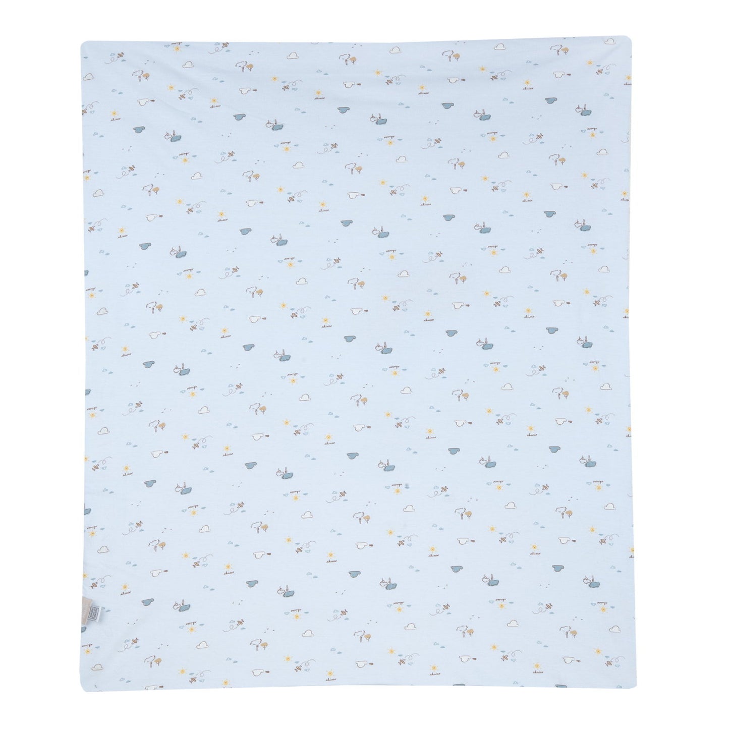 Colcha Para Cochecito Charro Celeste