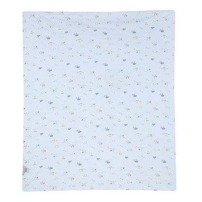 Colcha Para Cochecito Charro Celeste