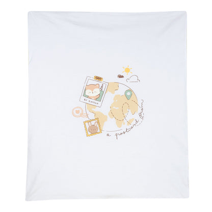 Colcha Para Cochecito Charro Blanco