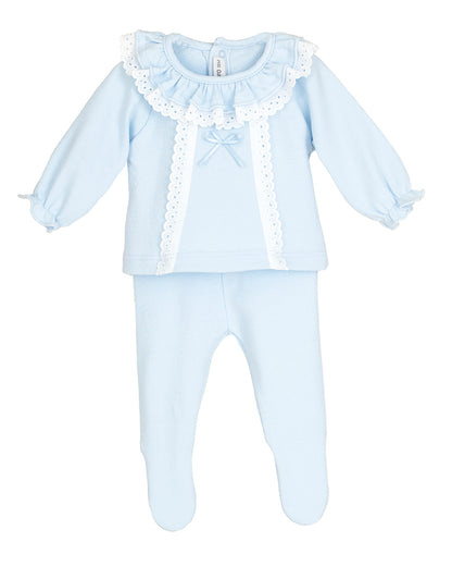 Conjunto Polaina Gregal Celeste