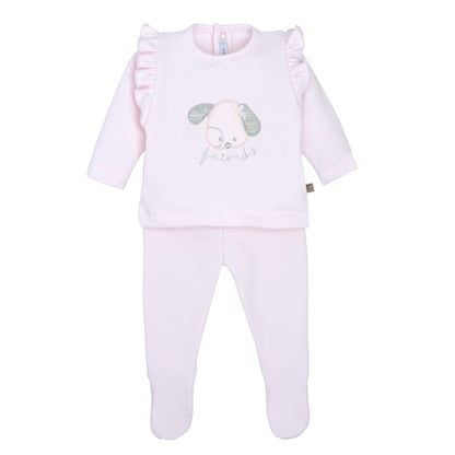 Conjunto Polaina Burela Rosa