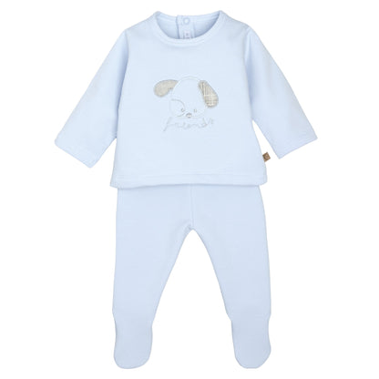 Conjunto Polaina Burela Celeste
