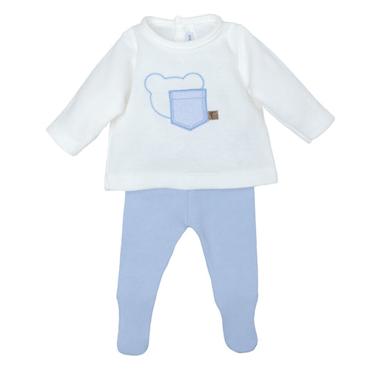 Conjunto Polaina Laza Azul