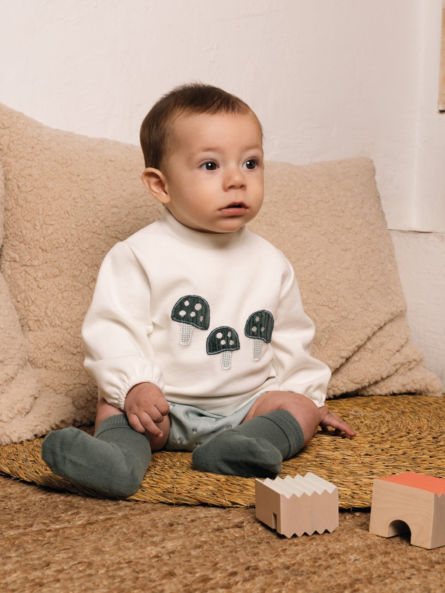 Conjunto de Camiseta y Braguita Infantil Setitas | Sonajero Kids