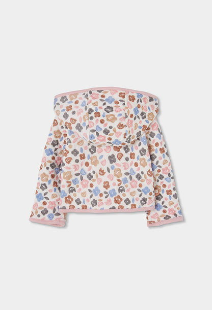 Chaqueta Punto Flores Reversible