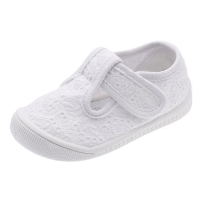 Sandalia Coddy Blanca Bordada