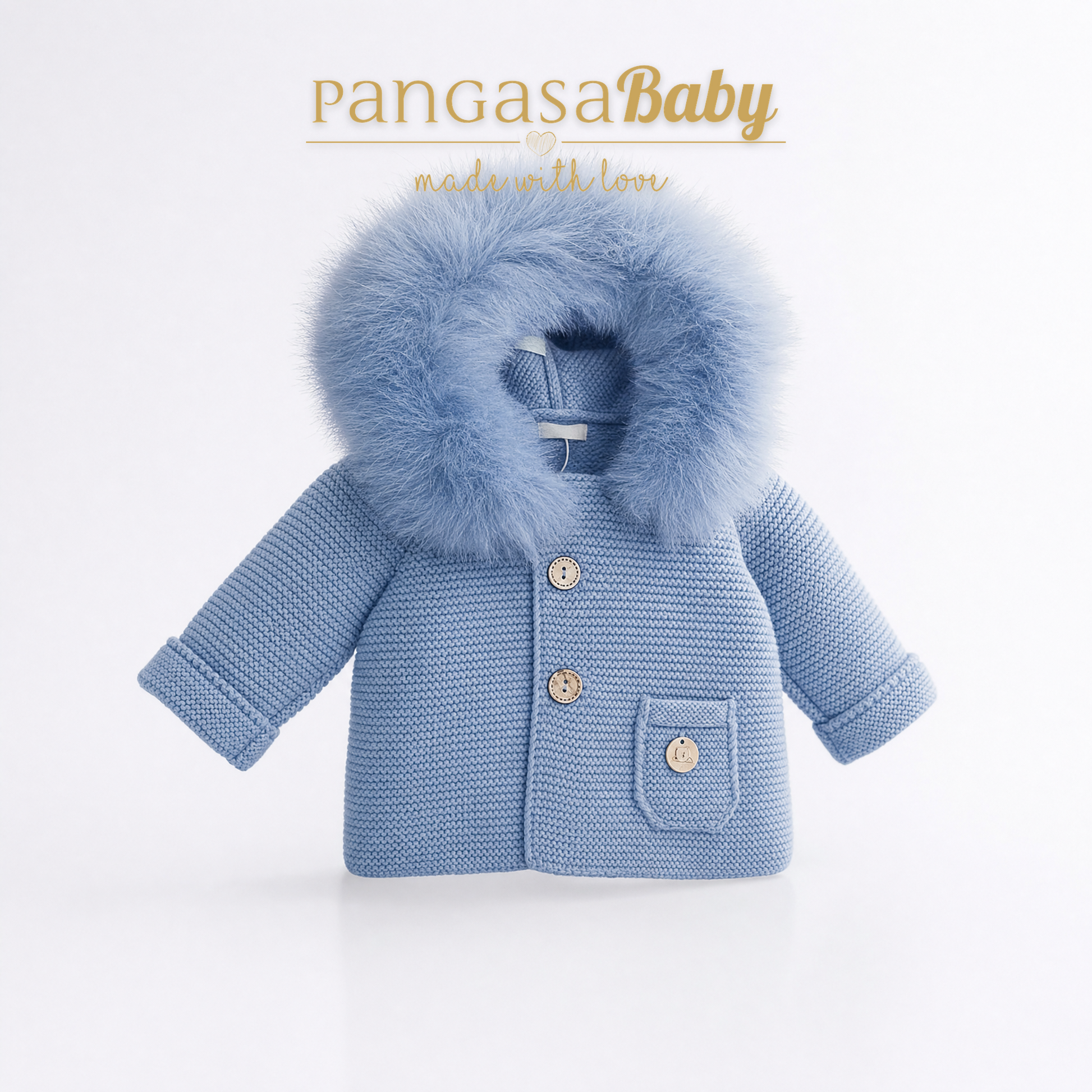 Trenka Luxury Bruma Pelo Natural |Pangasa Baby | Sonajero Kids
