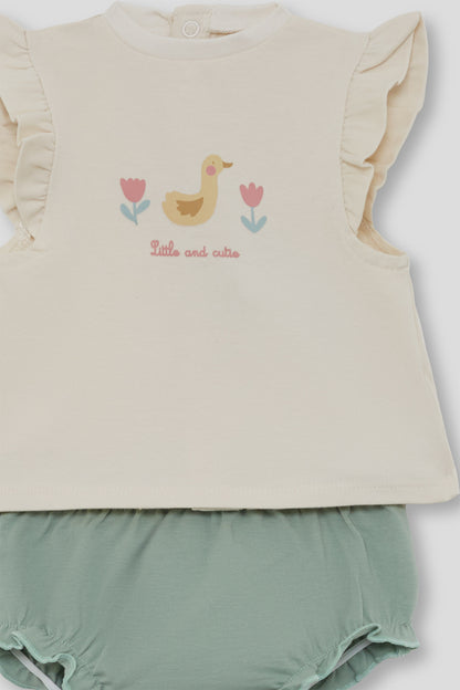 Conjunto Little Cua Verde