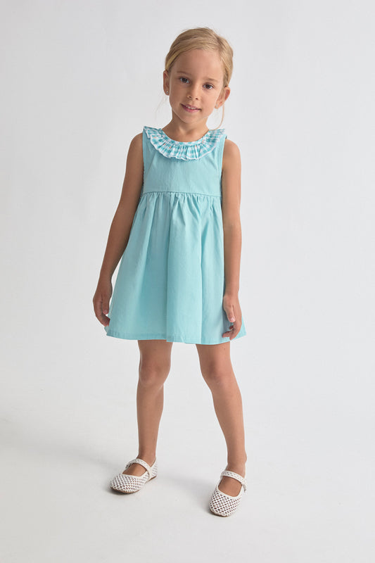 Vestido Vichy Turquesa