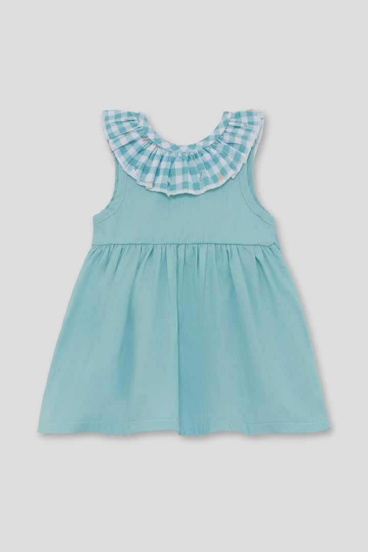 Vestido Vichy Turquesa
