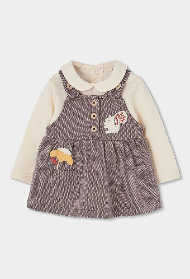 Conjunto Pichy Body Ardilla con leotardos