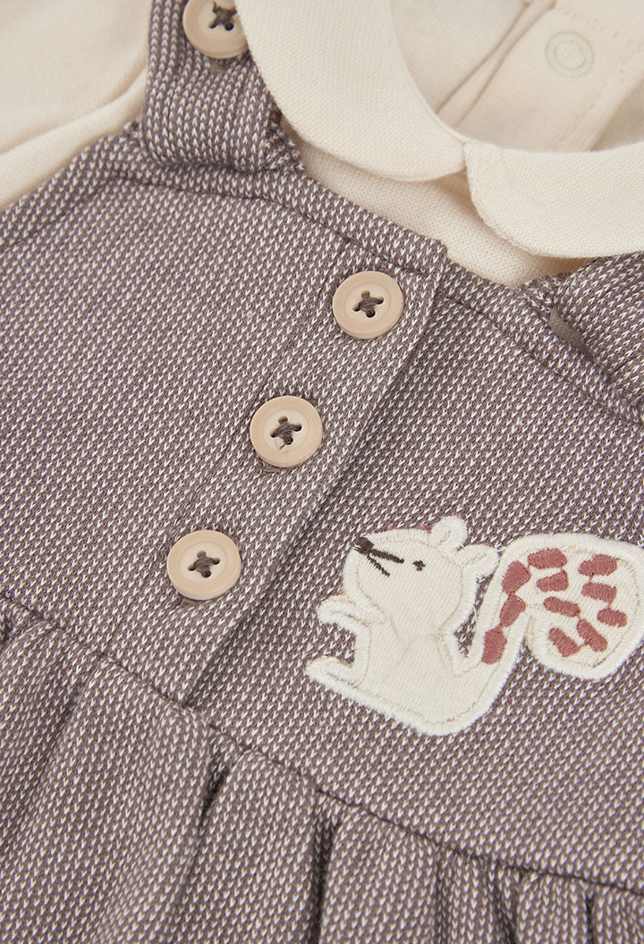 Conjunto Pichy Body Ardilla con leotardos