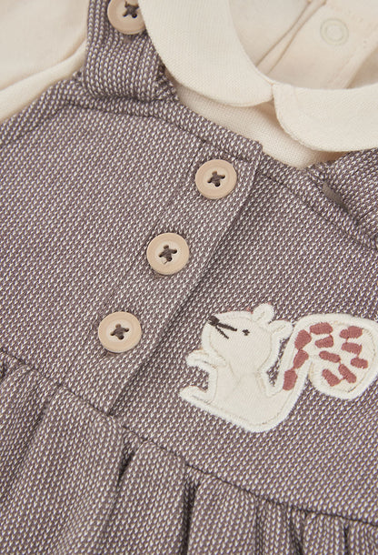 Conjunto Pichy Body Ardilla con leotardos