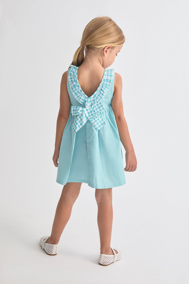 Vestido Vichy Turquesa