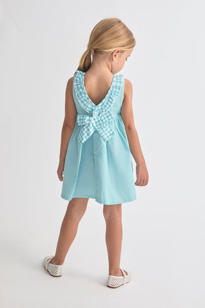 Vestido Vichy Turquesa