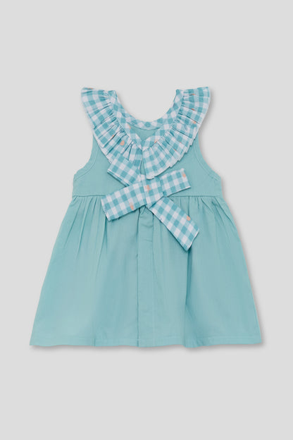 Vestido Vichy Turquesa