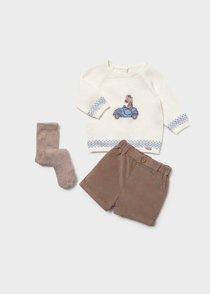 Conjunto 3P Mayoral Coche Jirafa