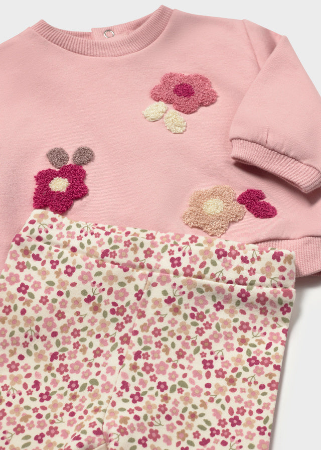 Conjunto 4p Chandal Flores Maquillaje