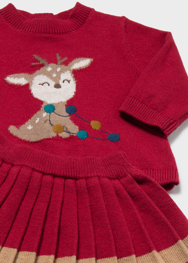 Conjunto Falda Tricot Navidad