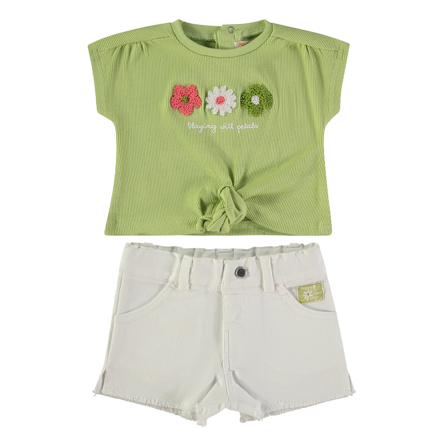 Conjunto Whit Petals