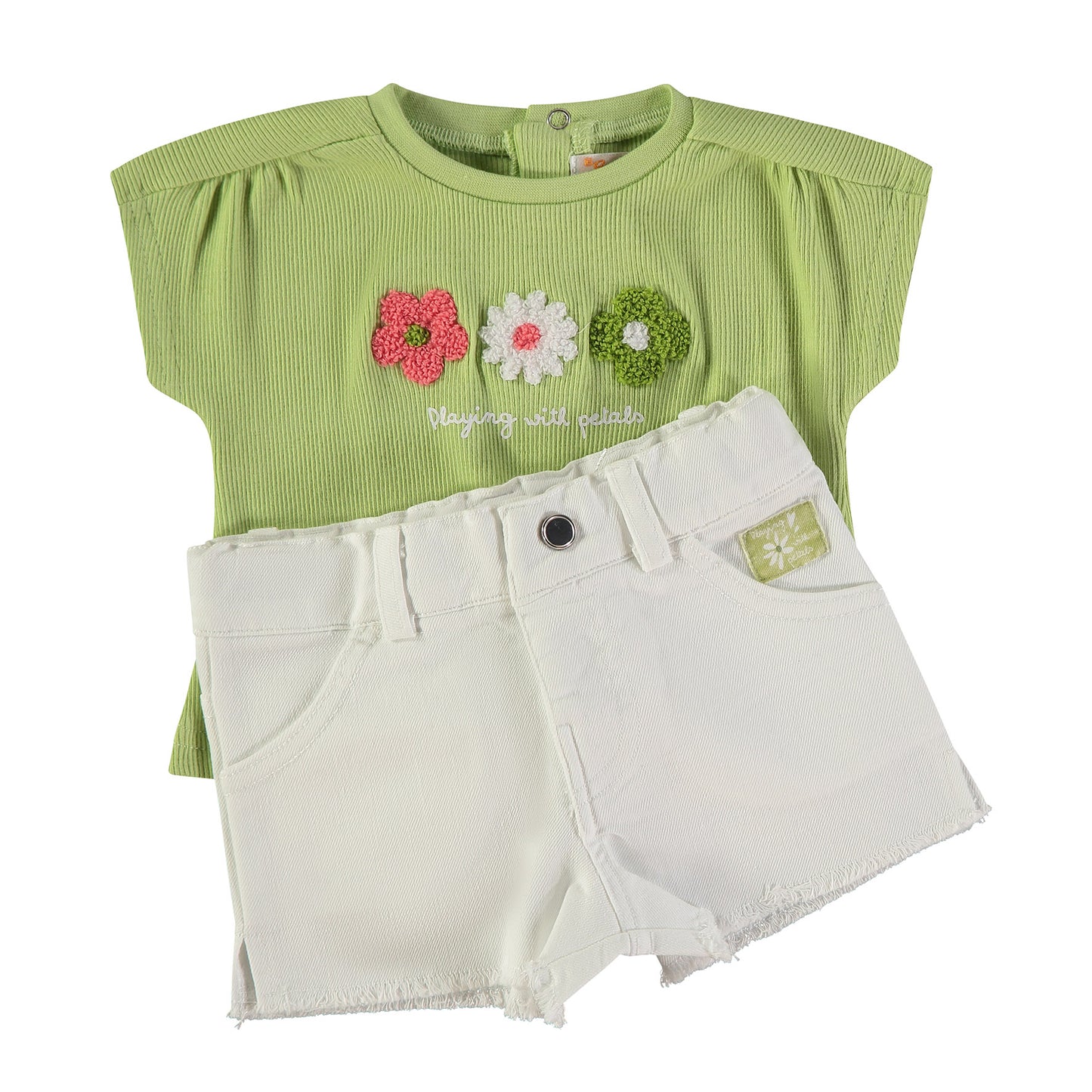 Conjunto Whit Petals