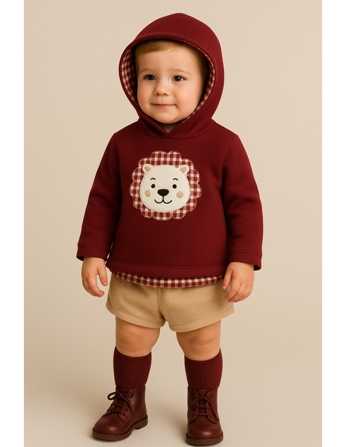 Conjunto Niño Leon Queen