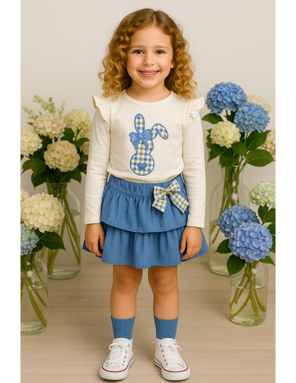 Conjunto Falda Cielo