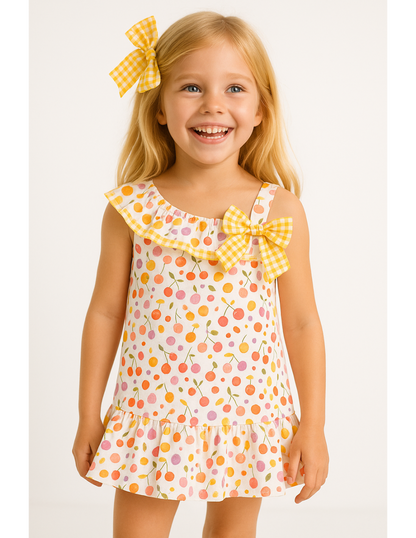 Vestido Cerezas Vichy