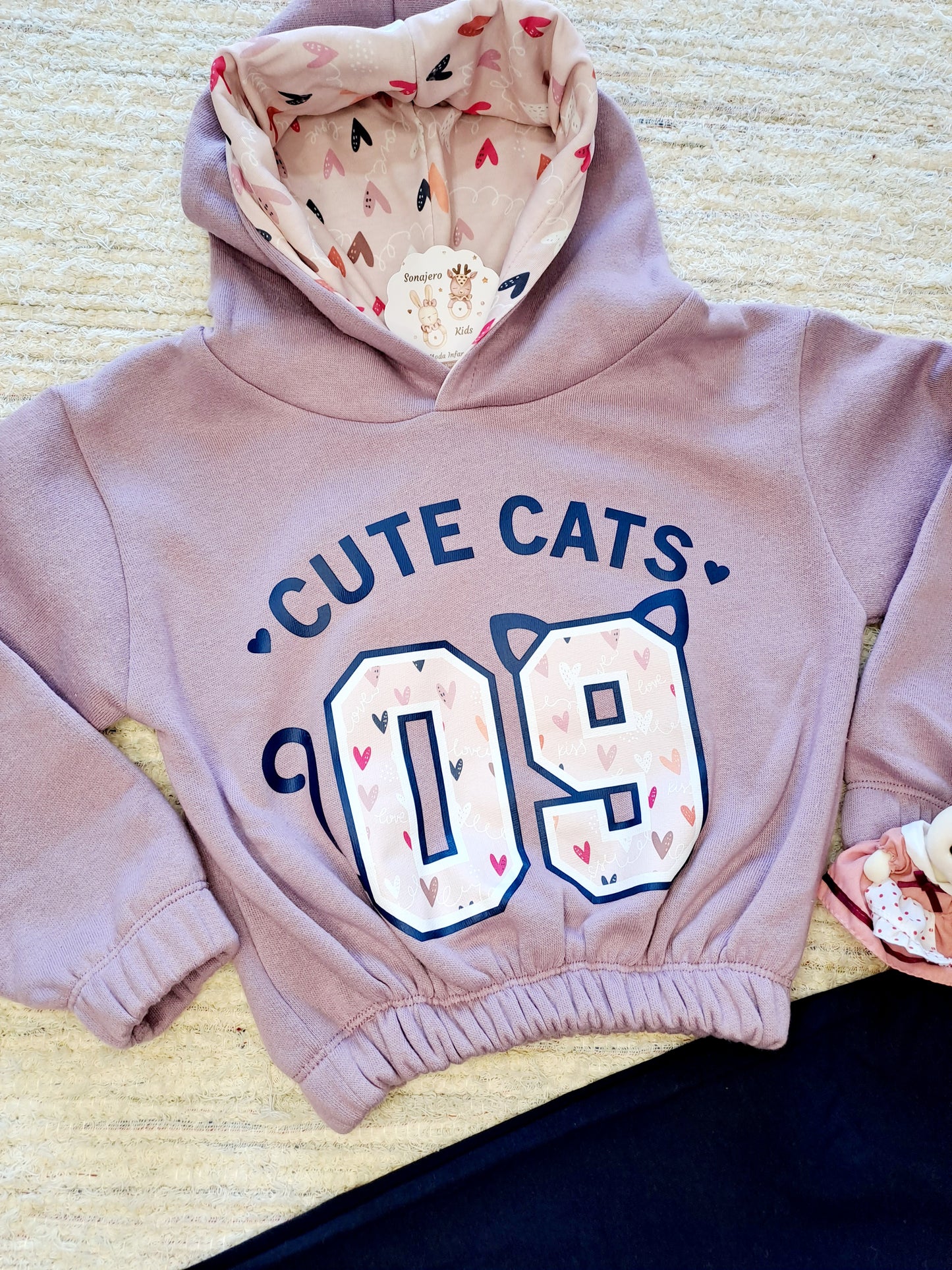 Conjunto Leggins Sudadera Cute Cats