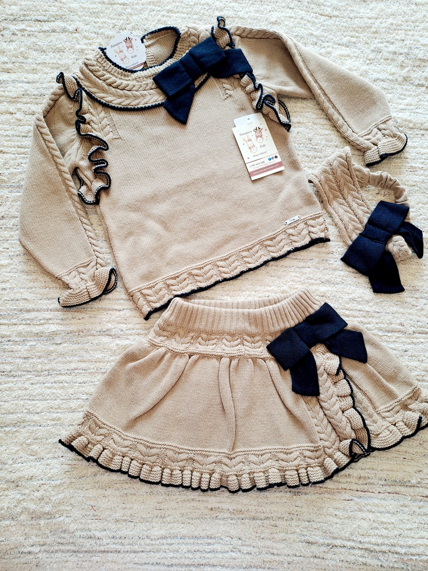 Conjunto Rahigo Camel Marino