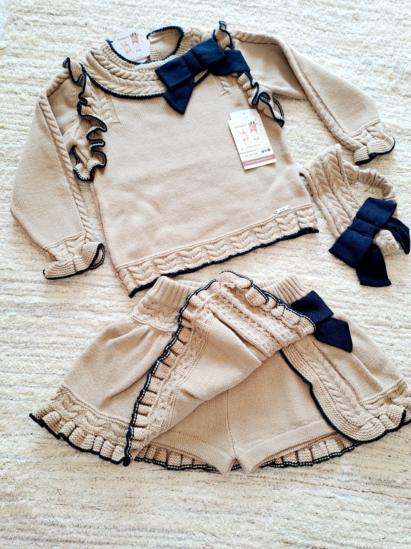 Conjunto Rahigo Camel Marino