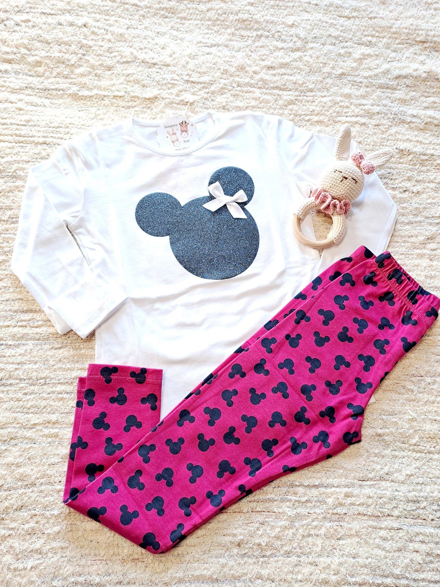 Legging Minnie Gris