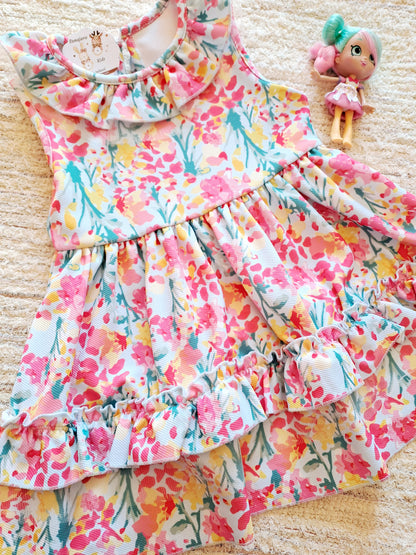 Vestido Tull Flores