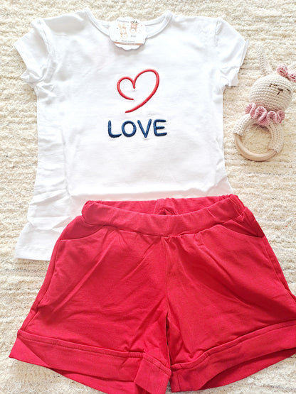 Short Love Rojo