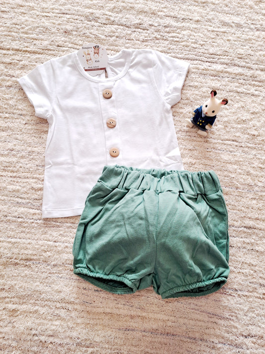 Conjunto Niño Verde Empolvado