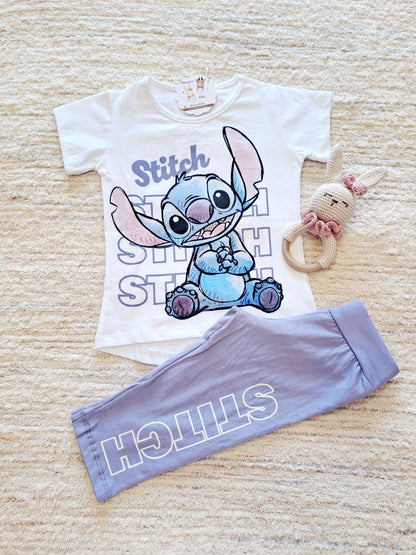 Leggins Stitch Lila