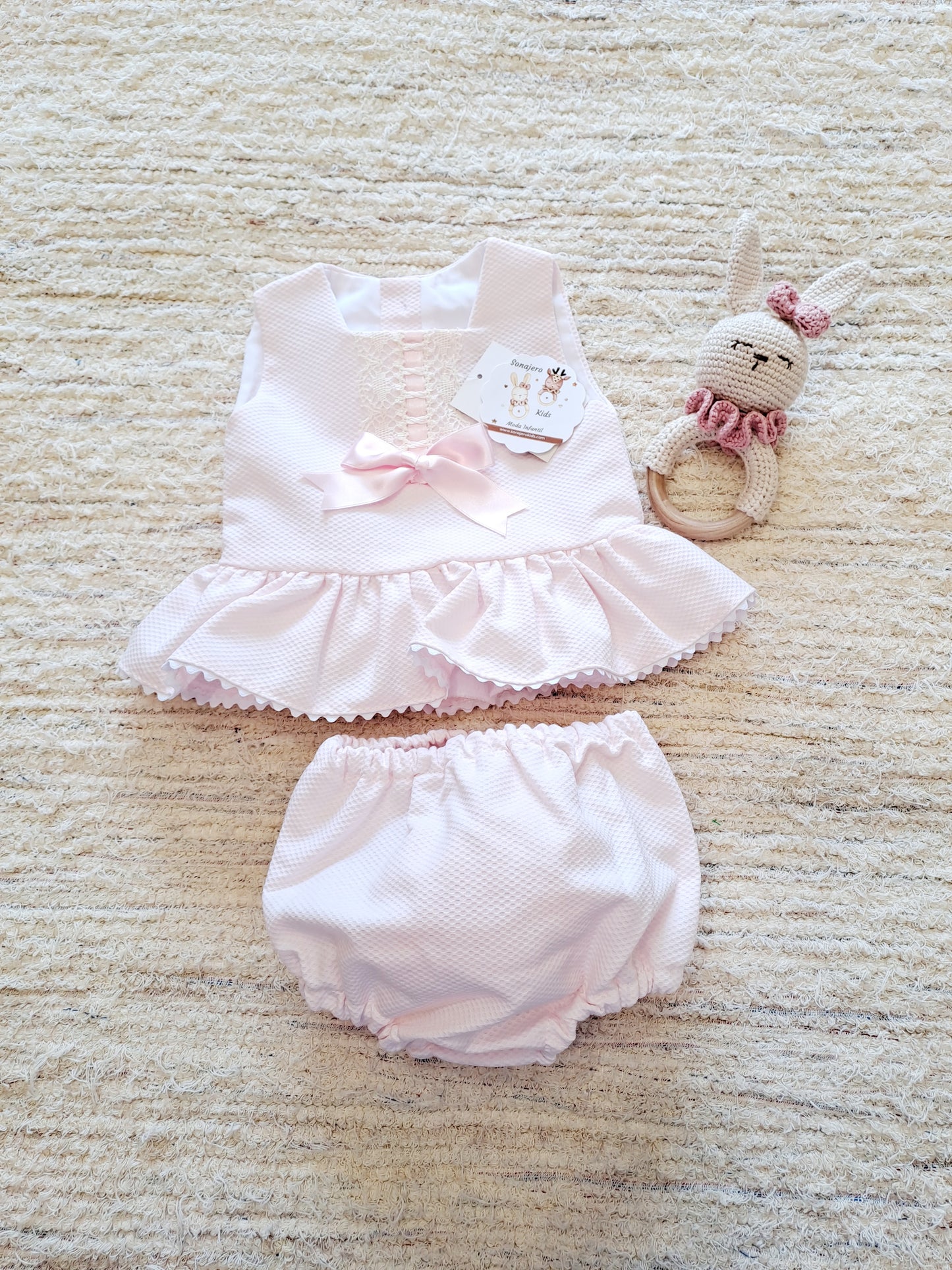 Conjunto Rosa Pique