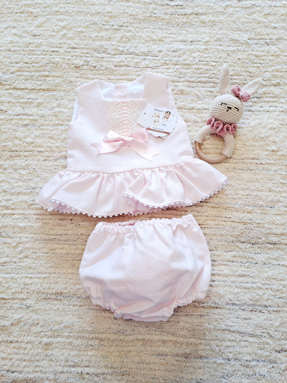 Conjunto Rosa Pique