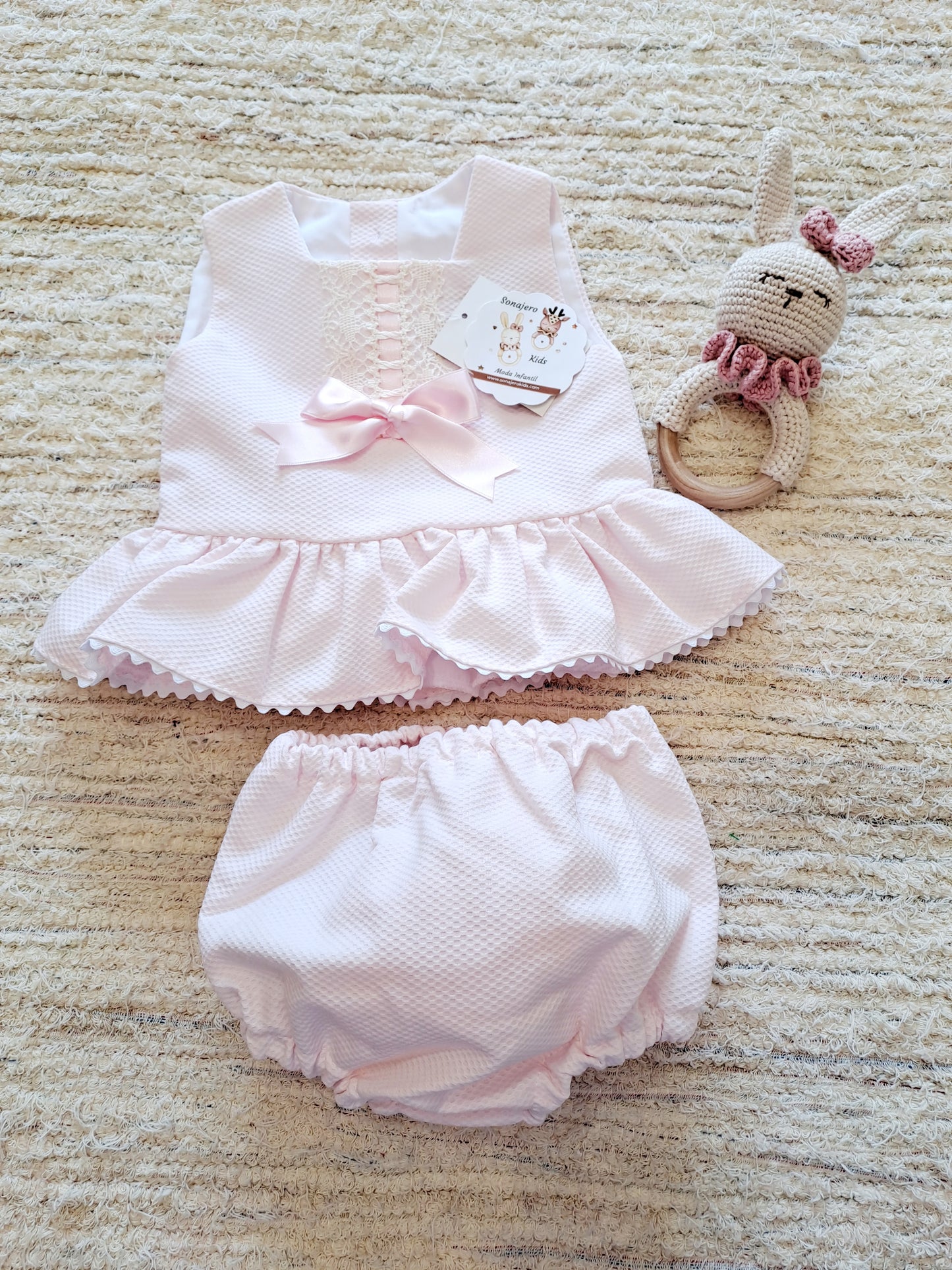 Conjunto Rosa Pique