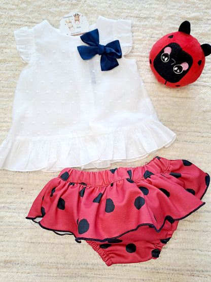 Conjunto Rojo Topo