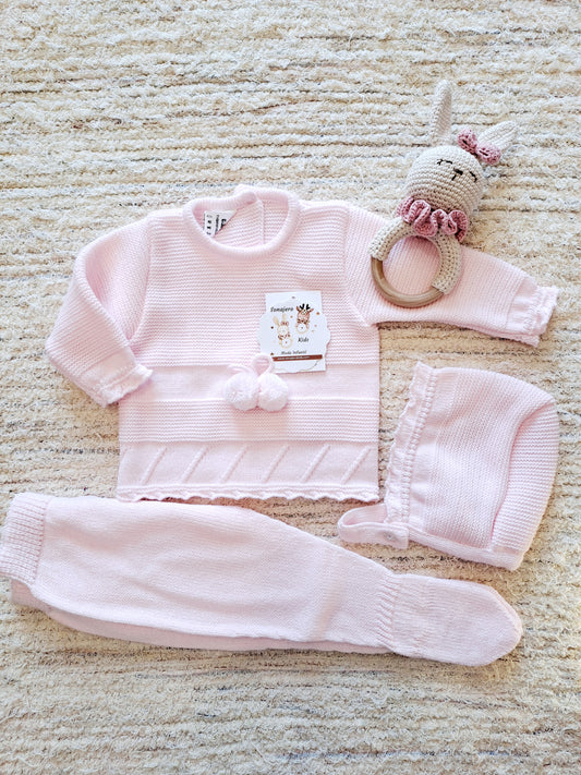 Conjunto Lana 2918 Rosa Pom