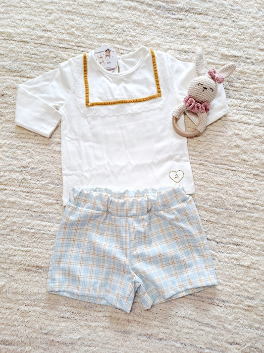 Conjunto Short Cuadros