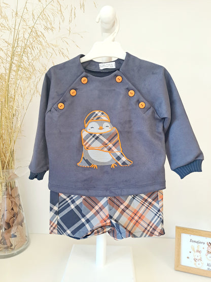 Conjunto Sudadera Pingüino