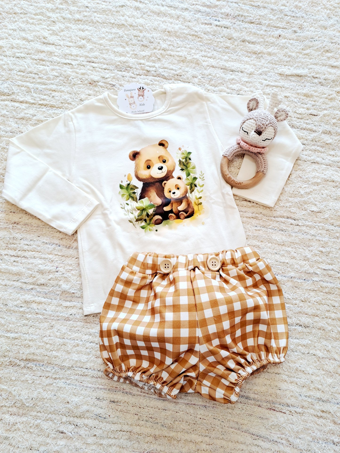 Conjunto Niño Osos Vichy