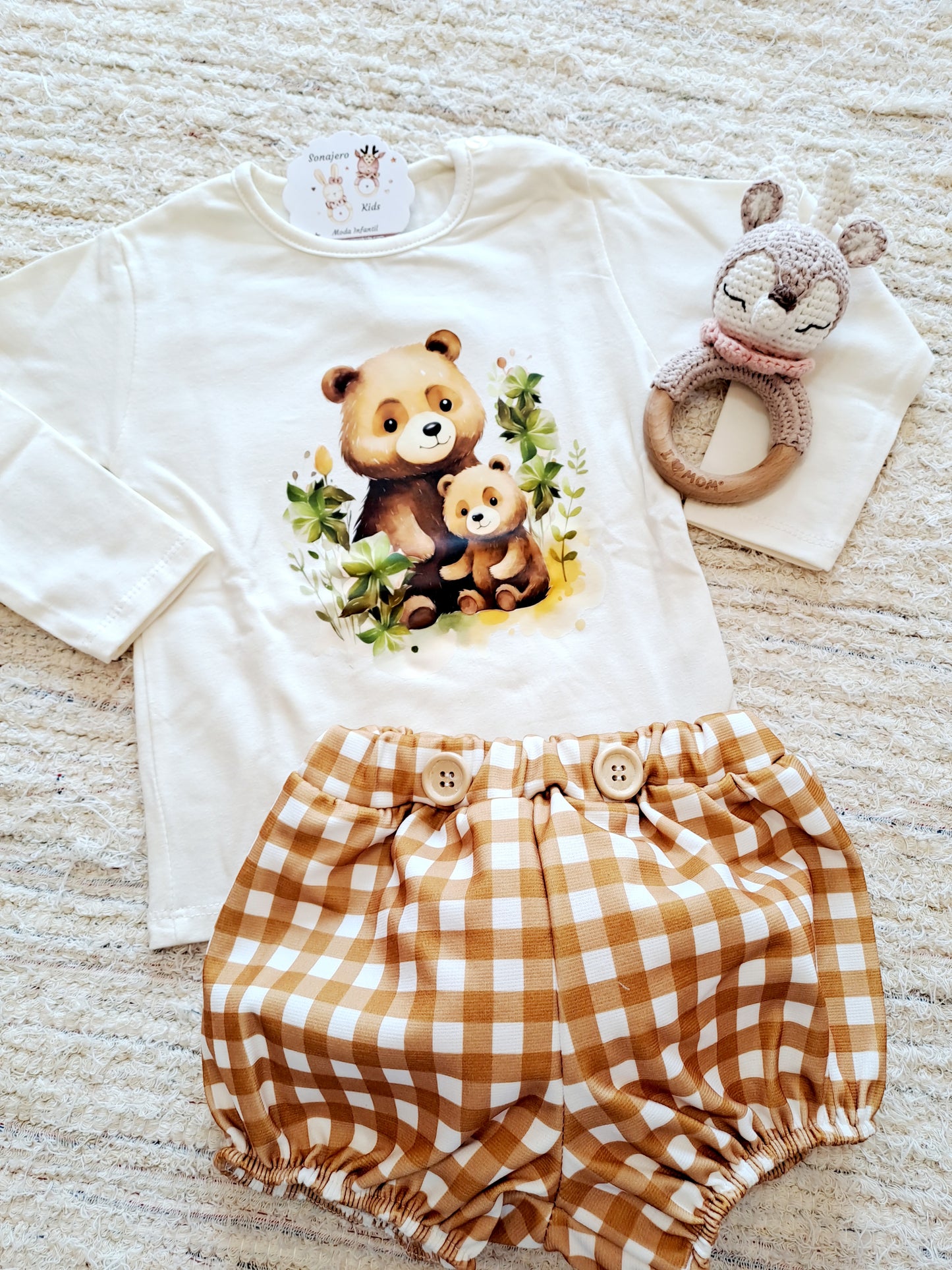 Conjunto Niño Osos Vichy