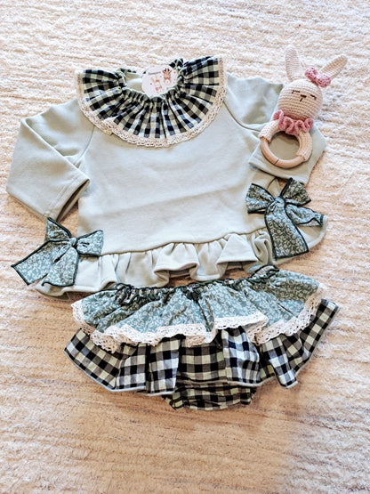 Conjunto Verde Lazos