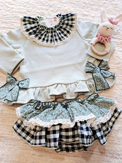 Conjunto Verde Lazos